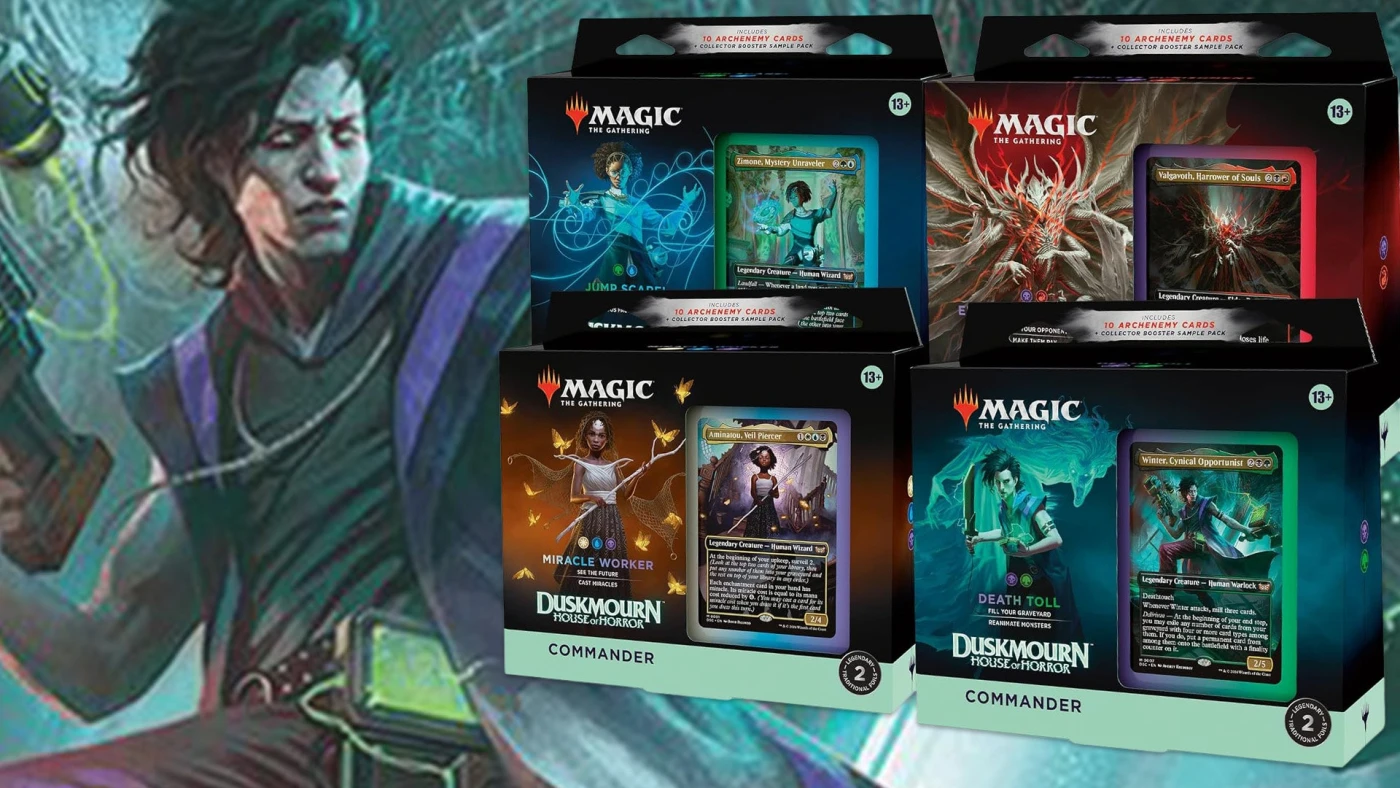 تم خصم حزمة Magic's Duskmourn Precon الآن، وهي صفقة مطلقة عندما تفكر في ما تم تضمينه