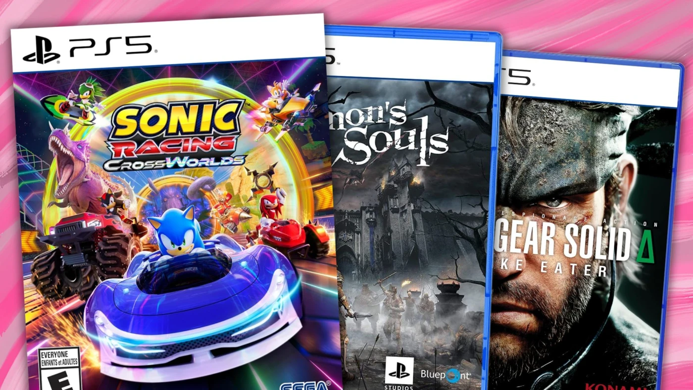 Sonic Racing: CrossWorlds وDemon’s Souls تقدم تخفيضات هائلة على ألعاب PS5 على Amazon