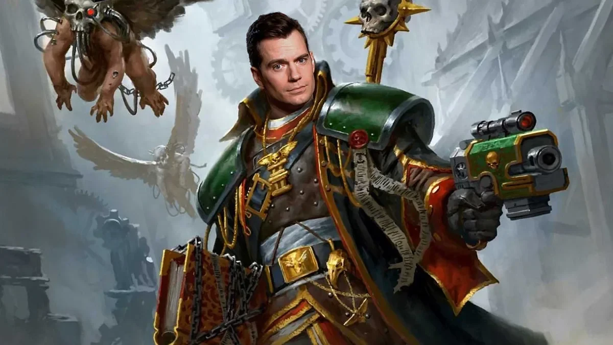 أشهر لاعب في سلسلة Warhammer 40,000، هنري كافيل، تم تقديمه هدية مناسبة للإمبراطور نفسه أثناء تصوير فيلم Highlander في بولندا
